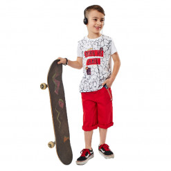 Σετ κοντομάνικη μπλούζα με βερμούδα "Born to skate"