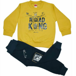 Σετ μακρυμάνικη μπλούζα με φόρμα παντελόνι "Road King"