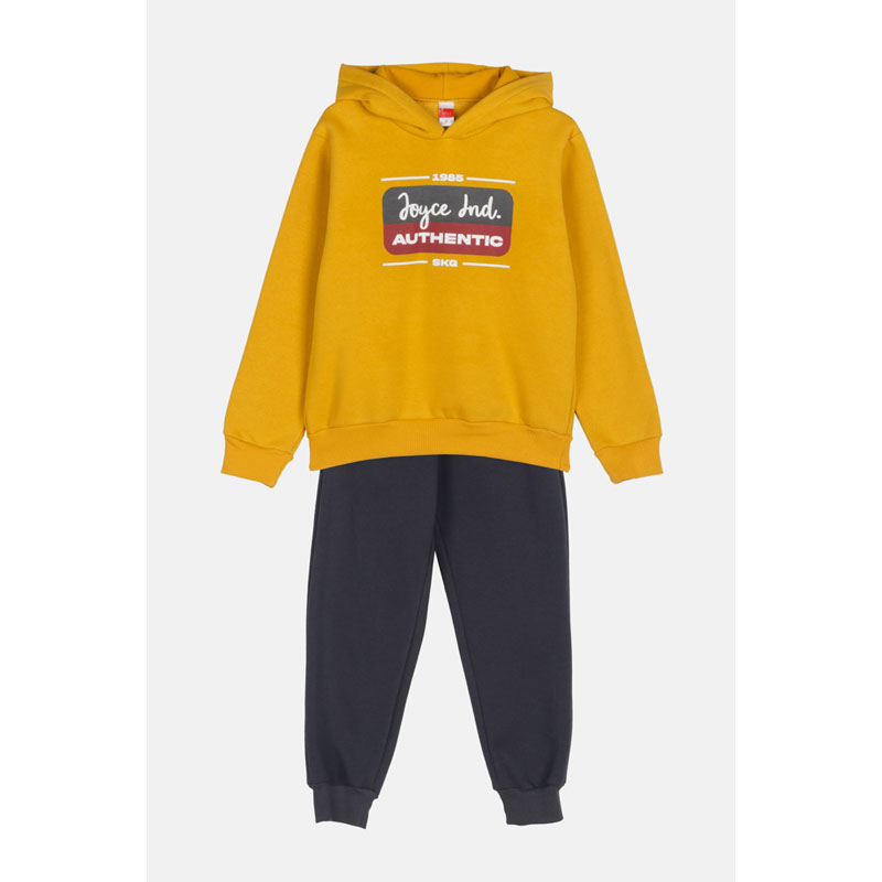 Σετ μακρυμάνικη μπλούζα με κουκούλα και φόρμα παντελόνι "Joyce Authentic"