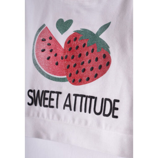 Σετ κοντομάνικη μπλούζα με σορτς "Sweet Attitude"