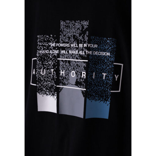 Σετ κοντομάνικη μπλούζα με βερμούδα "Outhority"