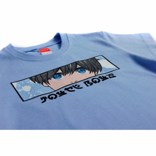 Σετ κοντομάνικη μπλούζα με φόρμα παντελόνι "Anime"