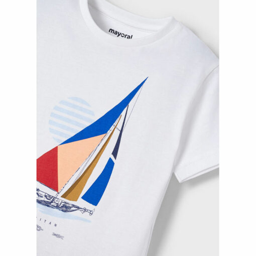 Σετ κοντομάνικη μπλούζα με βερμούδα "Sail"