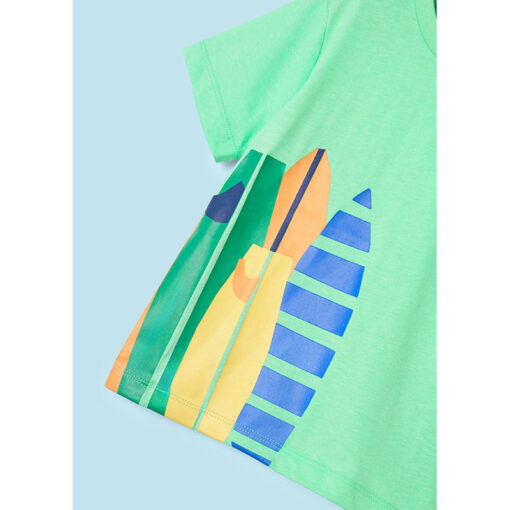 Σετ κοντομάνικη μπλούζα με βερμούδα "Surf Board"