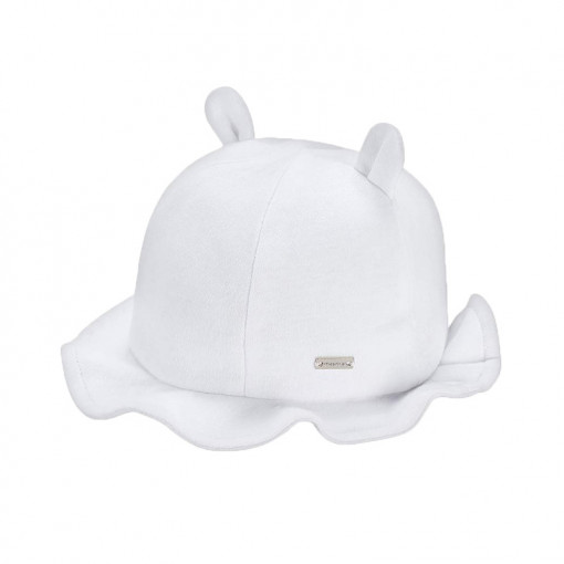 Καπέλο λευκό "Αυτάκια"