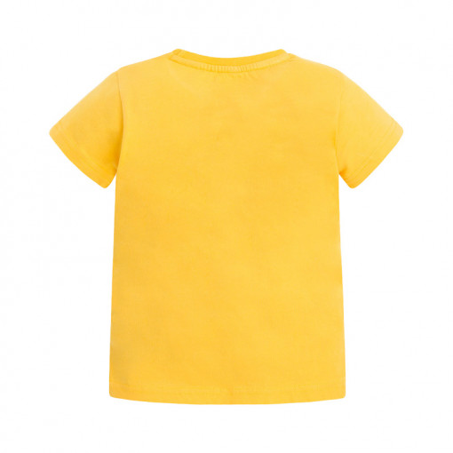 Μπλούζα κοντομάνικη κίτρινη "Surfers" πίσω μέρος