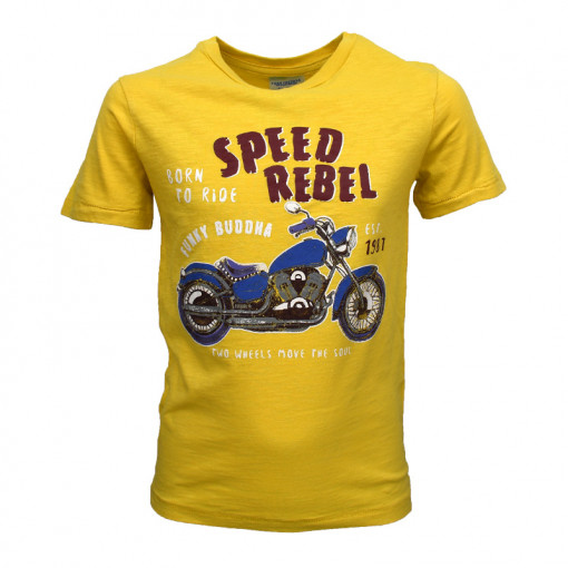 Μπλούζα κοντομάνικη κίτρινη "Speed Rebel"
