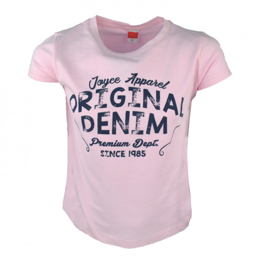Μπλούζα κοντομάνικη ροζ Joyce "Original Denim"