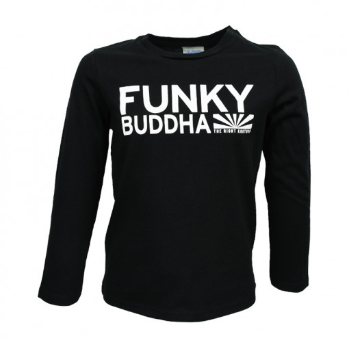 Μπλούζα μακρυμάνικη μαύρη "Funky Buddha"