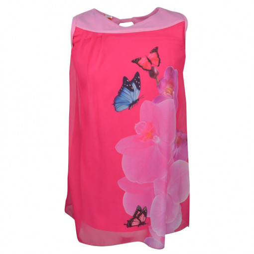 Φόρεμα ροζ "Butterflies"